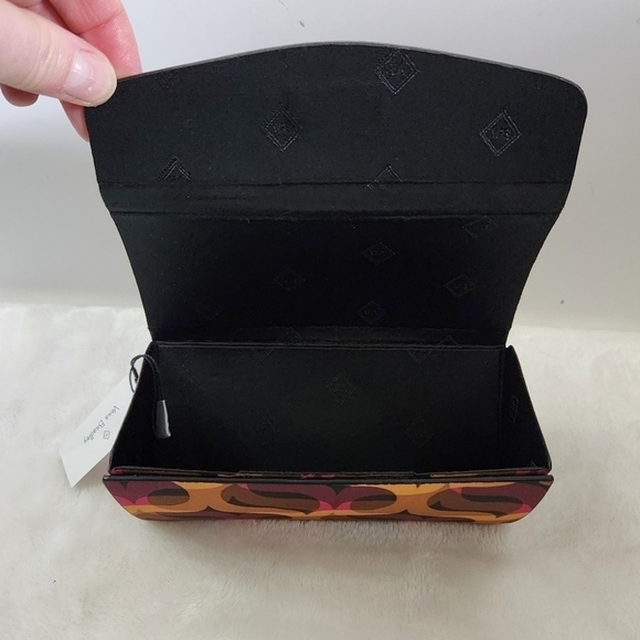 Vera Bradley Modern Lights Foldable Triangle Sunglasses Hard Case - Picture 5 of 8